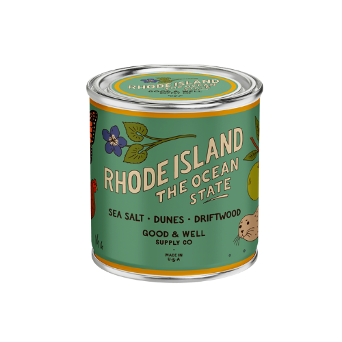 Rhode Island State Candle by Good & Well Supply Co.