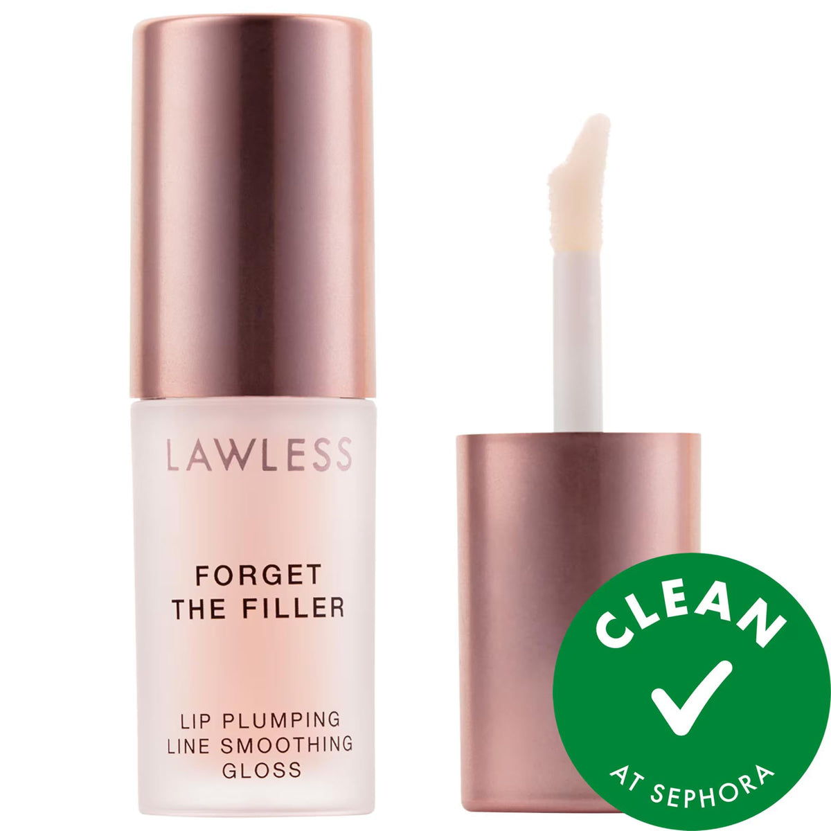 Forget The Filler Lip Plumper: Clinically Proven Lip Volumizer Gloss with Shea Butter & Rosehip Oil for Hydration & Line Smoothing by Beauty Care Bag