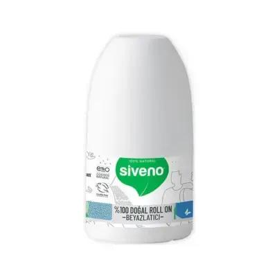 Siveno Natural Whitening Roll-On Deodorant 50ml - Safe for Sensitive Skin, Easy Application by Beauty Care Bag