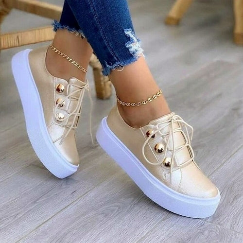 Light Breathable Female Running Shoes Casual Women Vulcanized Shoes by Coffee Jasper