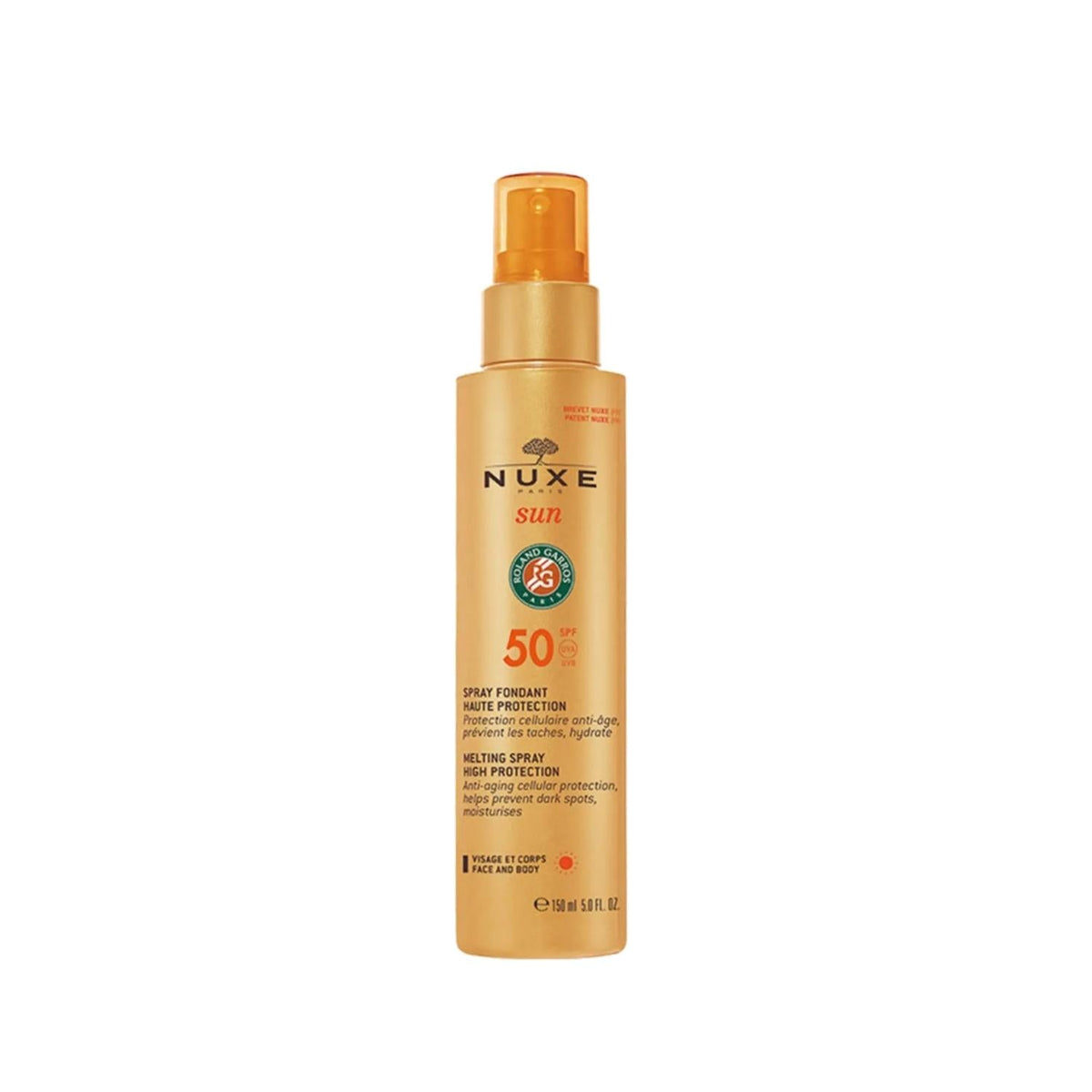 Nuxe Sun SPF50 sunscreen lotion for face and body, 150ml