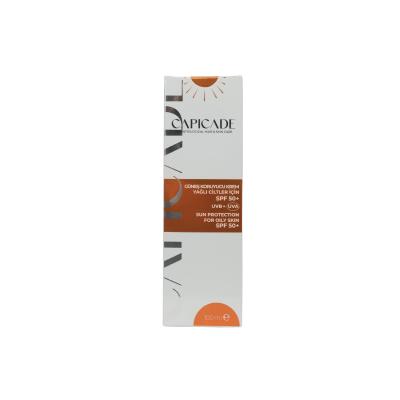 Capicade SPF50+ Sunscreen for Oily Skin - Broad Spectrum Protection, Non-Comedogenic, Moisturizing - 3.38 fl oz by Beauty Care Bag