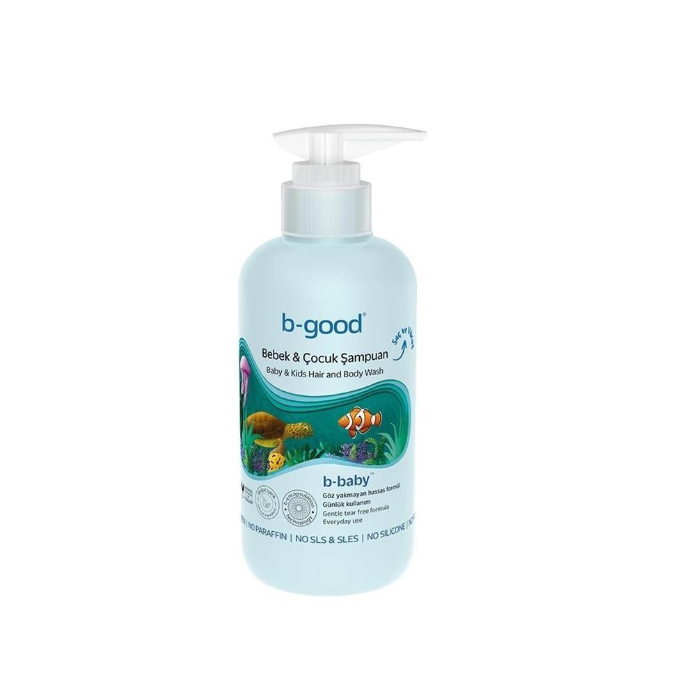 b-good Baby & Kids Shampoo & Body Wash - Gentle, Natural, Vegan Formula for Sensitive Skin - 6.76 fl oz by Beauty Care Bag