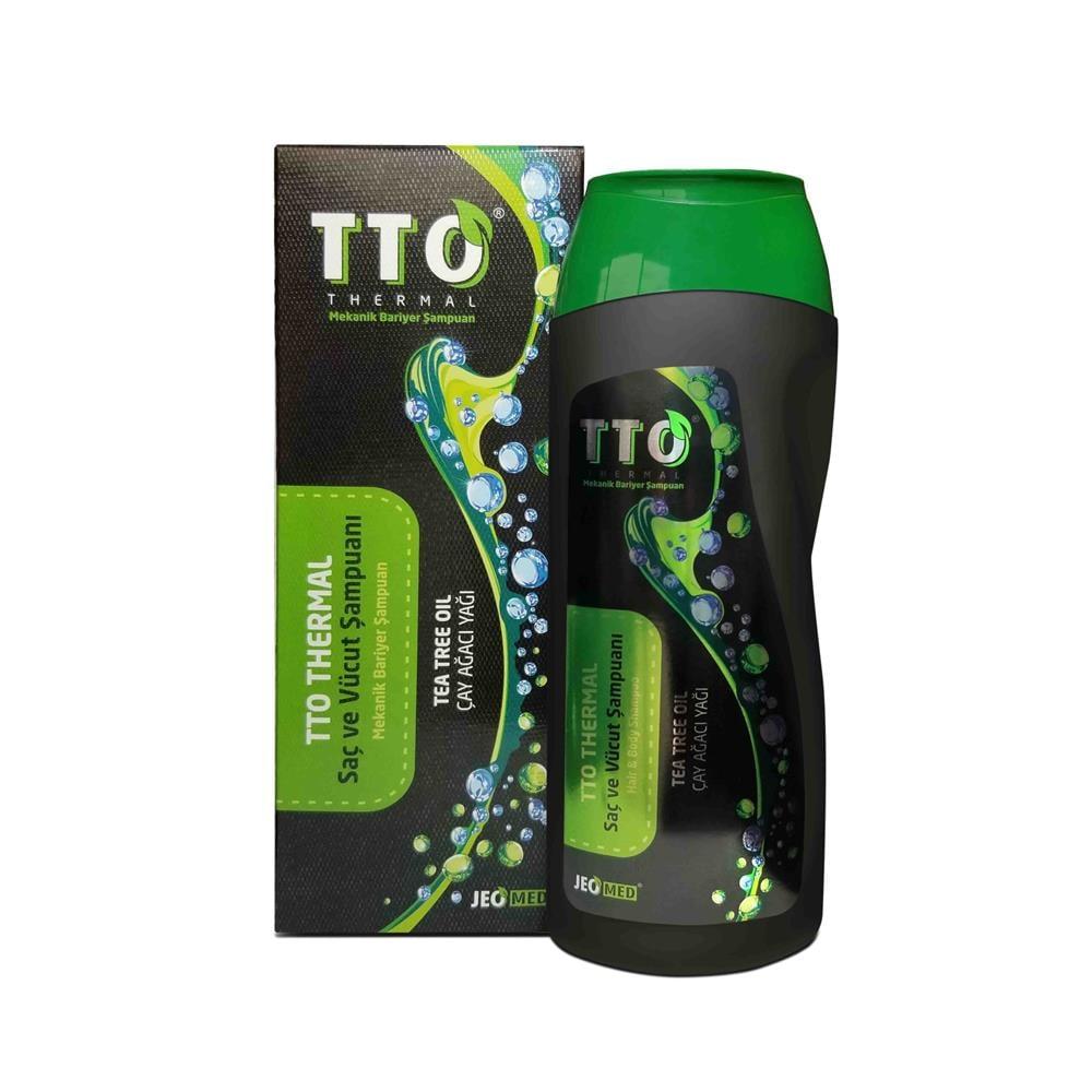 TTO Black Tea Tree Oil Shampoo for Hair and Body - 13.53 fl oz, Natural Antimicrobial Cleansing by Beauty Care Bag