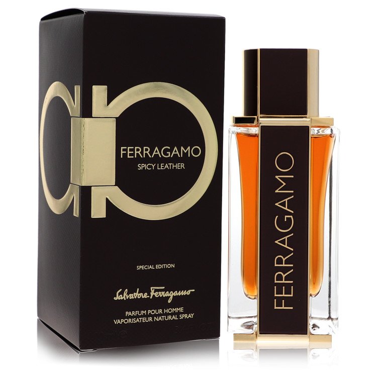 Salvatore Ferragamo Spicy Leather by Salvatore Ferragamo Eau De Parfum Spray 3.4 oz for Men by Avera Group