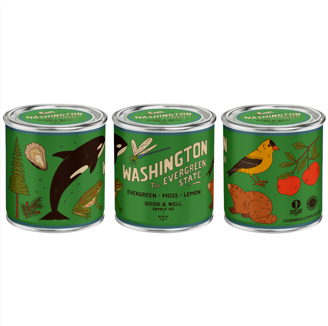 Washington State Candle by Good & Well Supply Co.