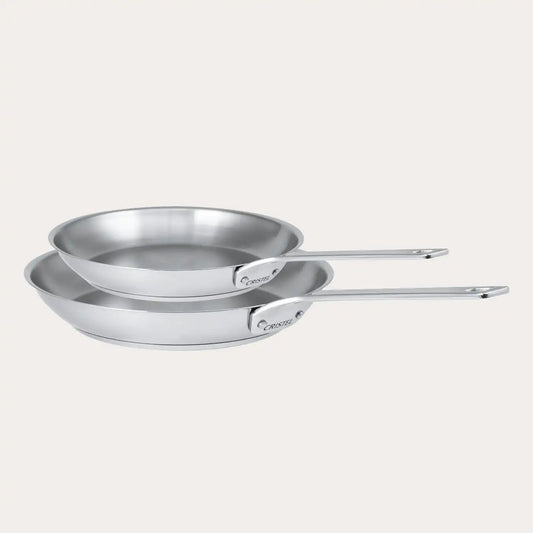 CRISTEL 1826 Collection set of two stainless steel frying pans, view 2