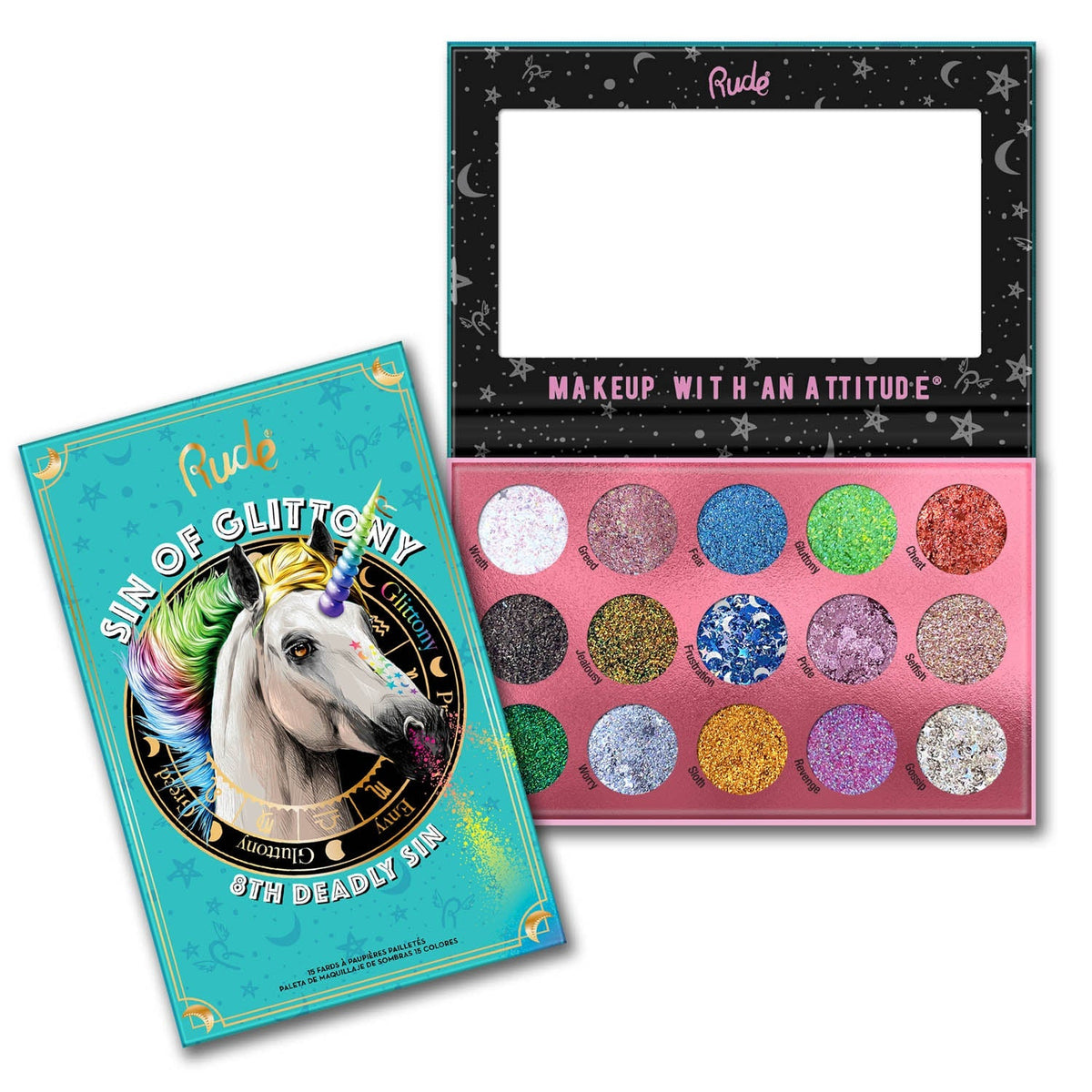 RUDE Sin of Glittony Glitter Palette by Avera Group