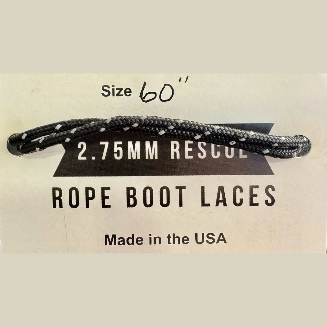 Sterling Rope Boot Laces by Recycled Firefighter