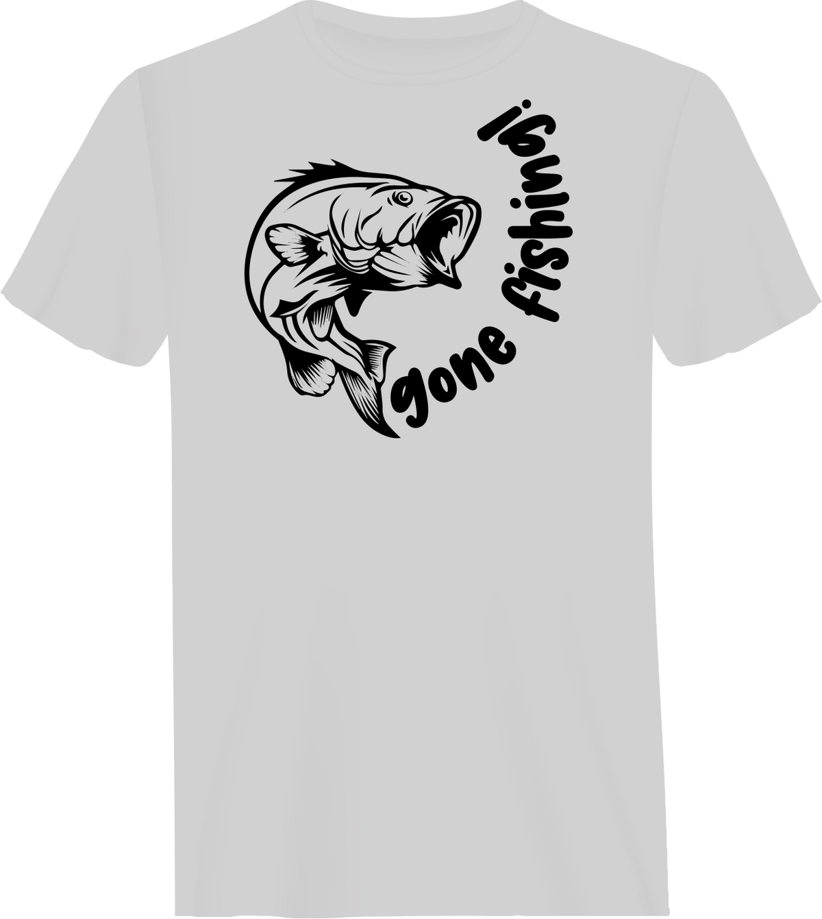 Gone Fishing v1 Man T-Shirt by Outdoorzees