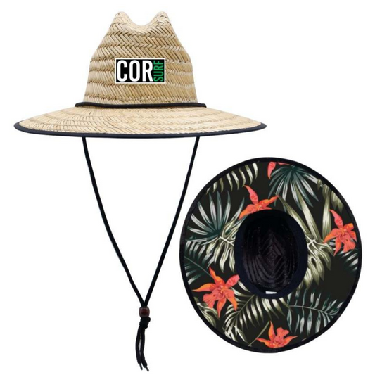 Straw Lifeguard Sun Hats for Adults by COR Surf
