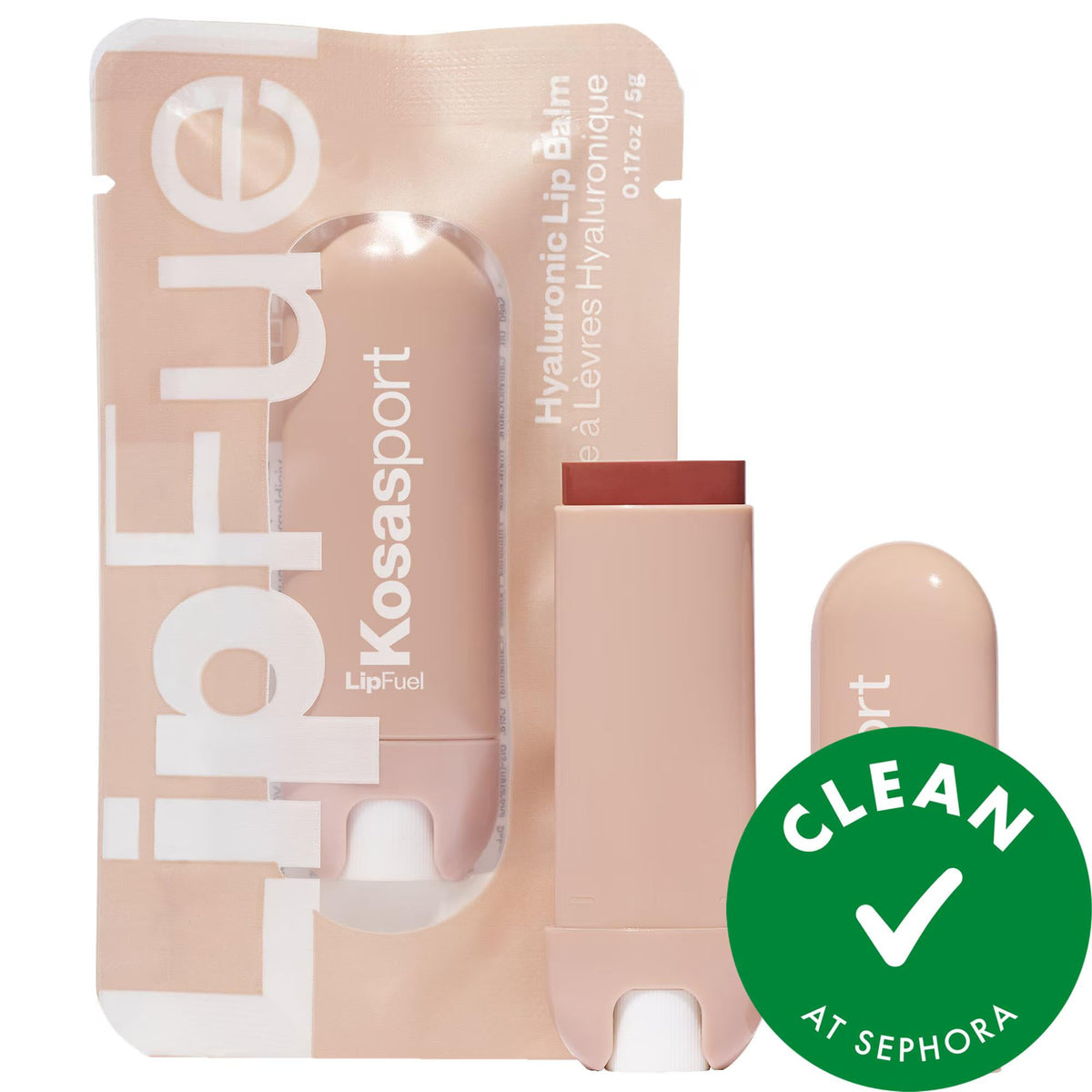 Kosasport Hyaluronic Acid Lip Balm - Hydrating, Plumping, Gluten-Free & Cruelty-Free Lip Care by Beauty Care Bag
