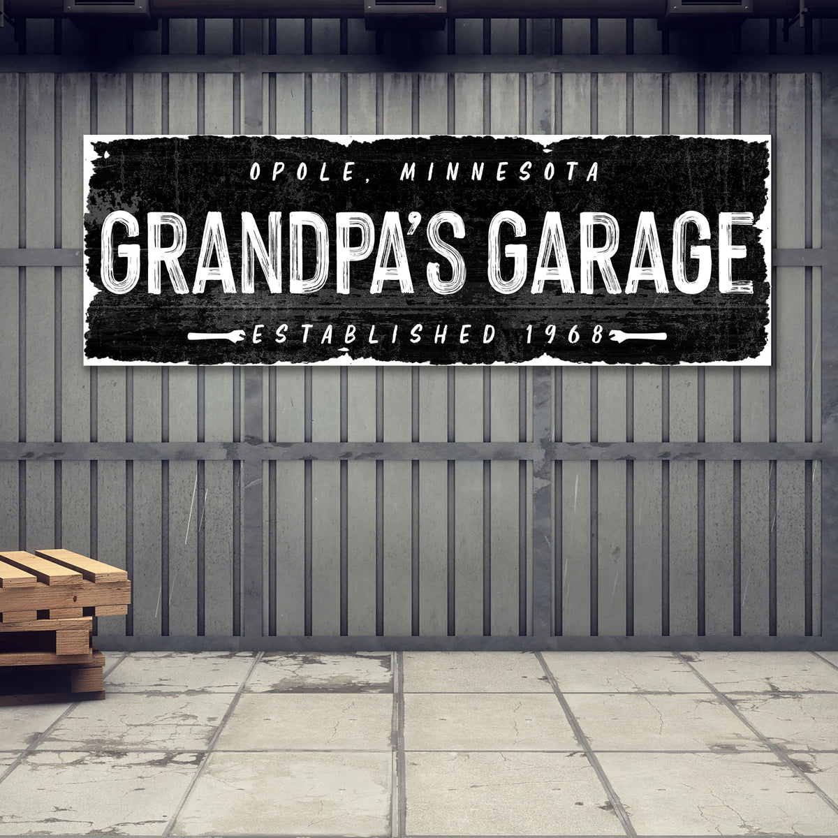 Grandpa Garage Sign II by Tailored Canvases