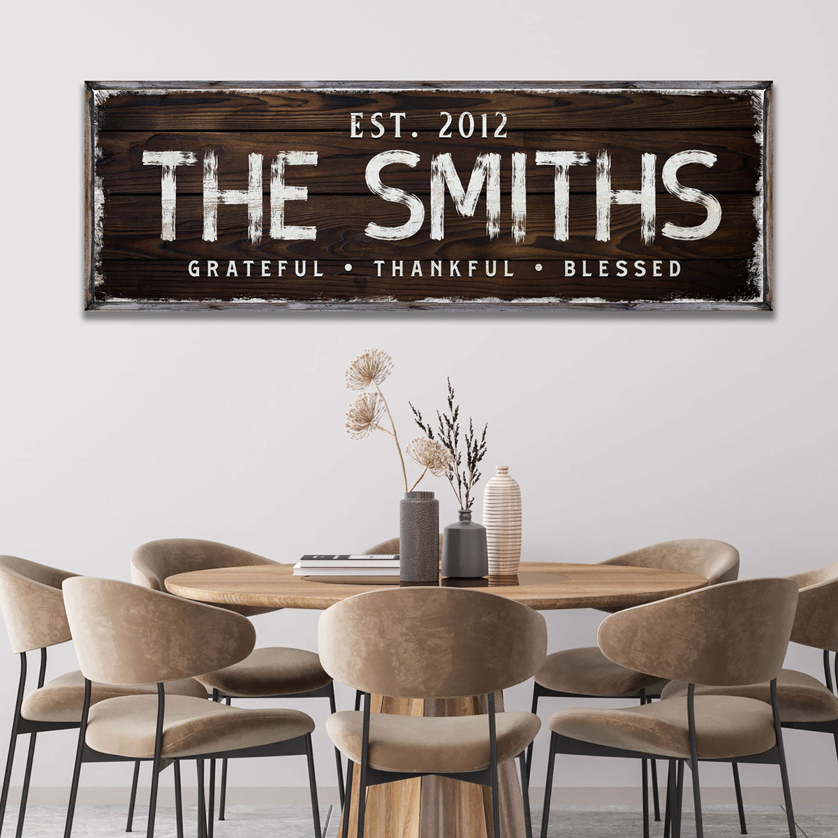 Thanksgiving Family Sign II by Tailored Canvases