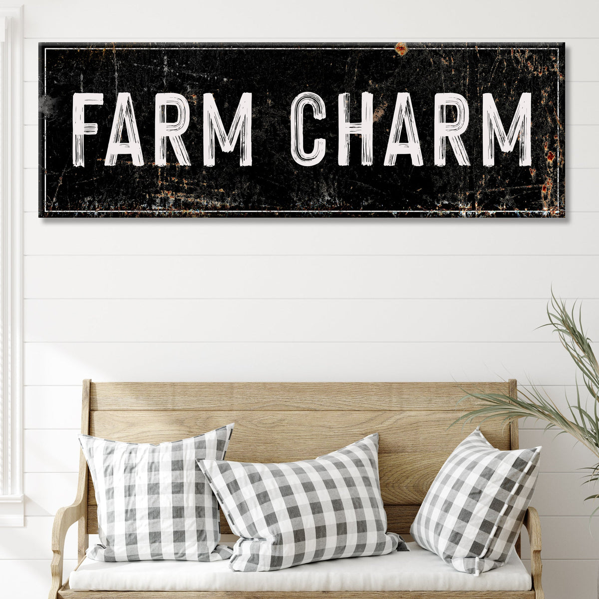 Farm Charm Sign by Tailored Canvases