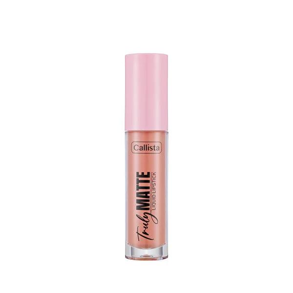 Callista Truly Matte liquid lipstick in Barely There