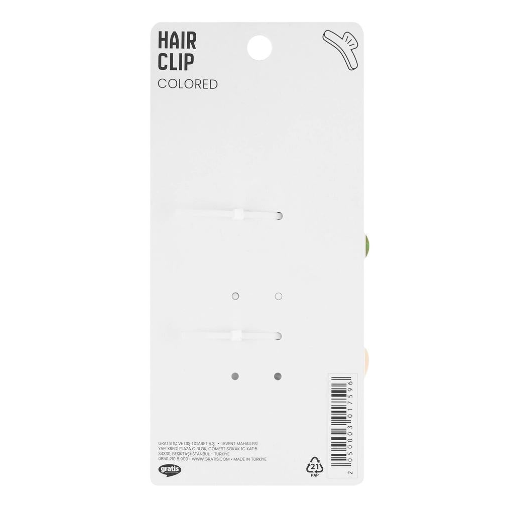 Eklips Marble Hair Clips Elegant Styling Accessories 2-Pack by Beauty Care Bag