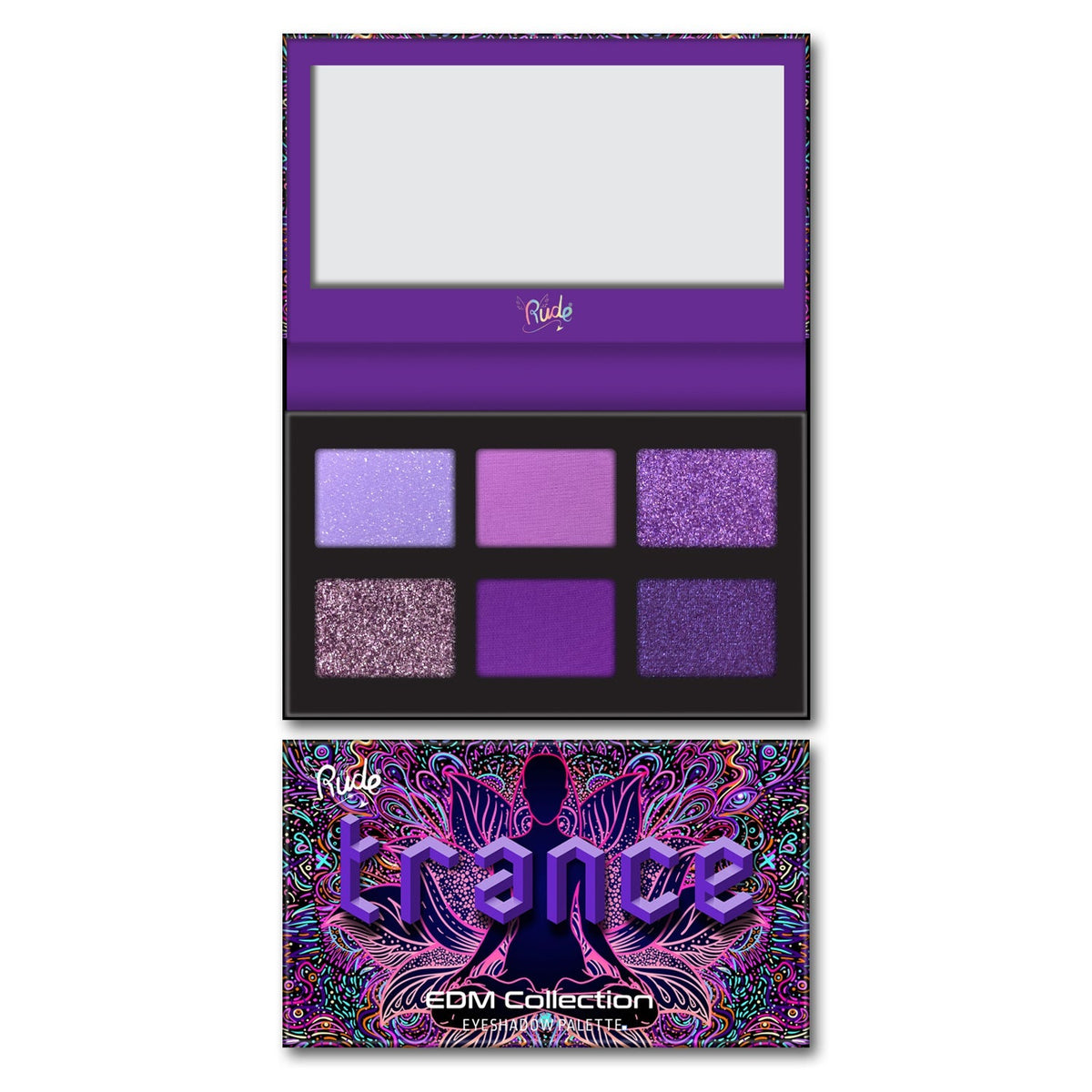 RUDE EDM Collection Eyeshadow Palette - Trance by Avera Group