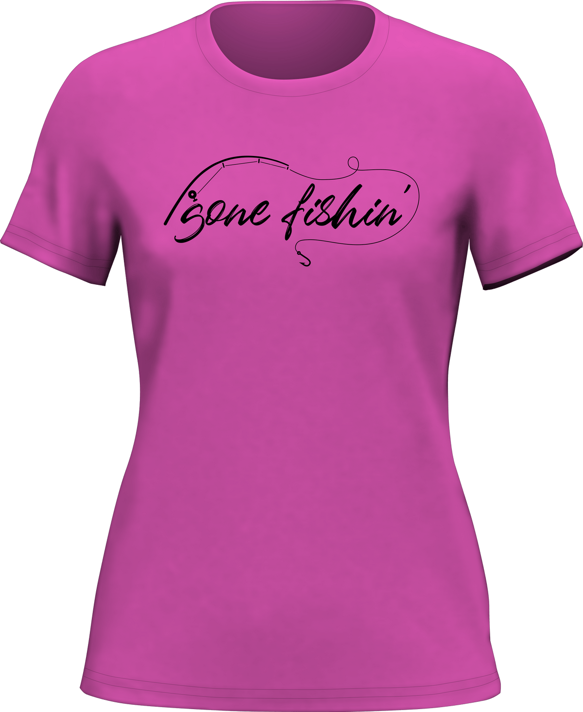 Gone Fishing v2 T-Shirt for Women by Outdoorzees