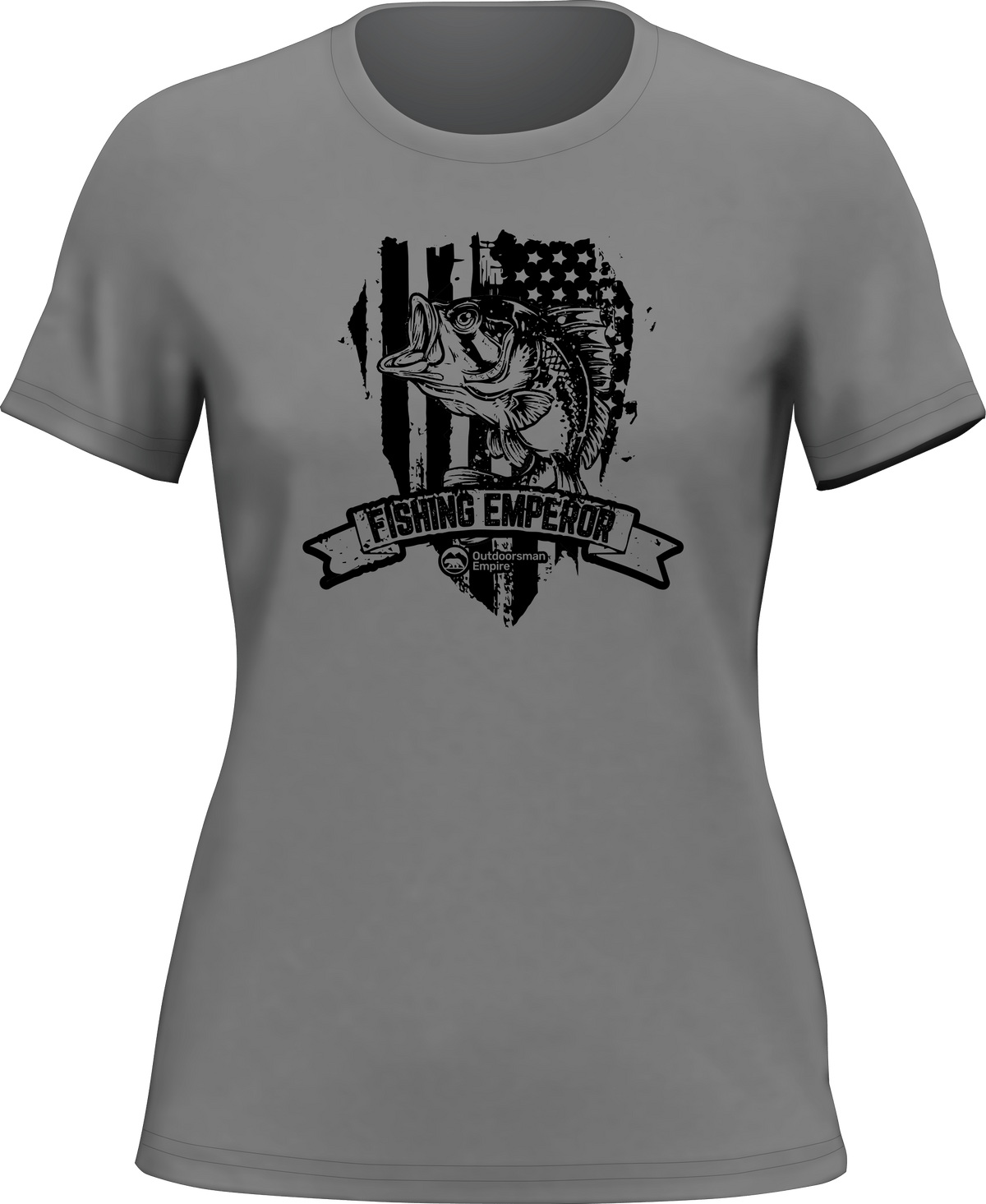 Fishing Emperor v3 T-Shirt for Women by Outdoorzees