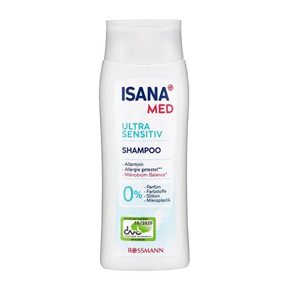 Isana Med Sensitive shampoo, 6.76 fl oz