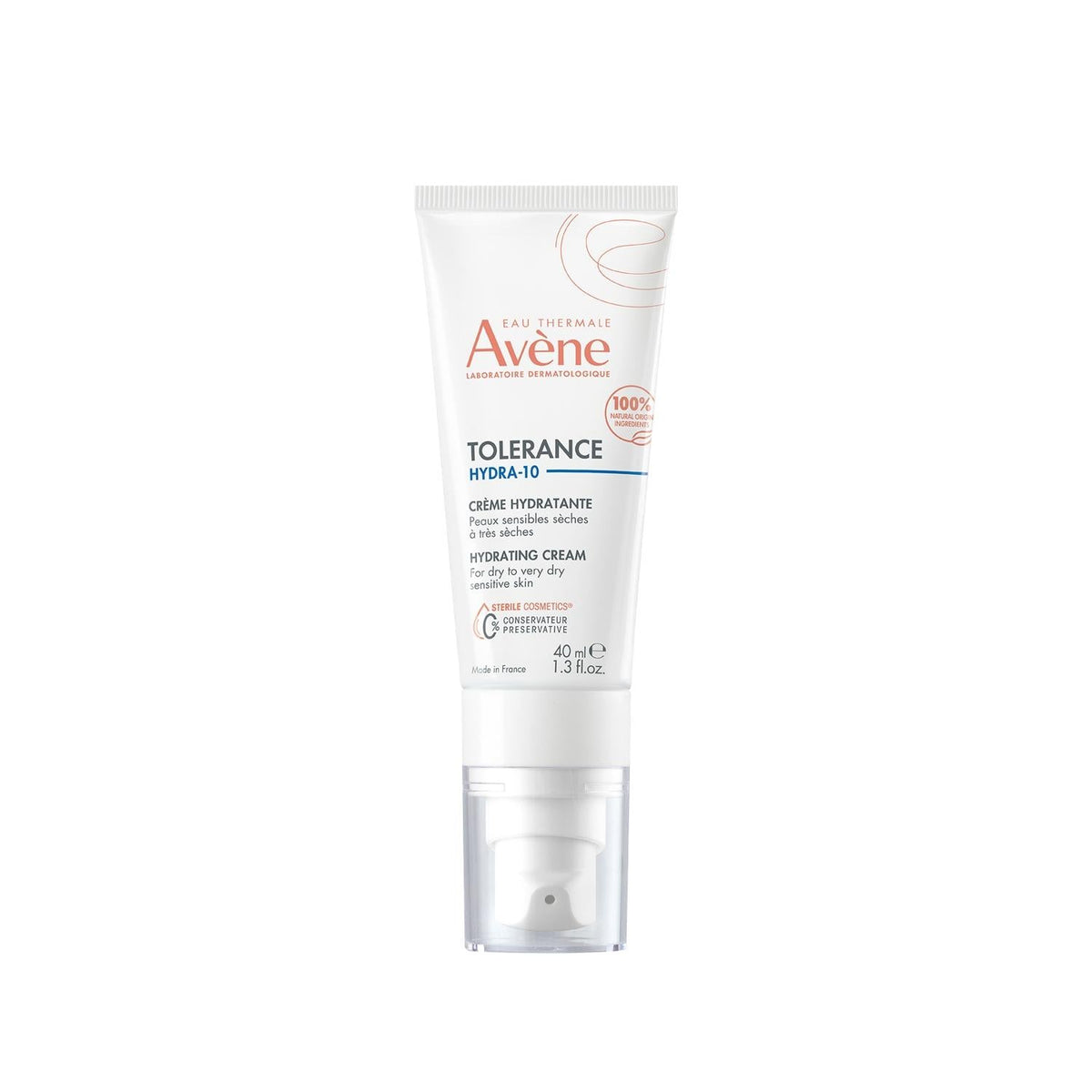 Avene Tolerance Hydra-10 Moisturizing Cream for Sensitive Skin - 40ml, Hydrating & Soothing by Beauty Care Bag