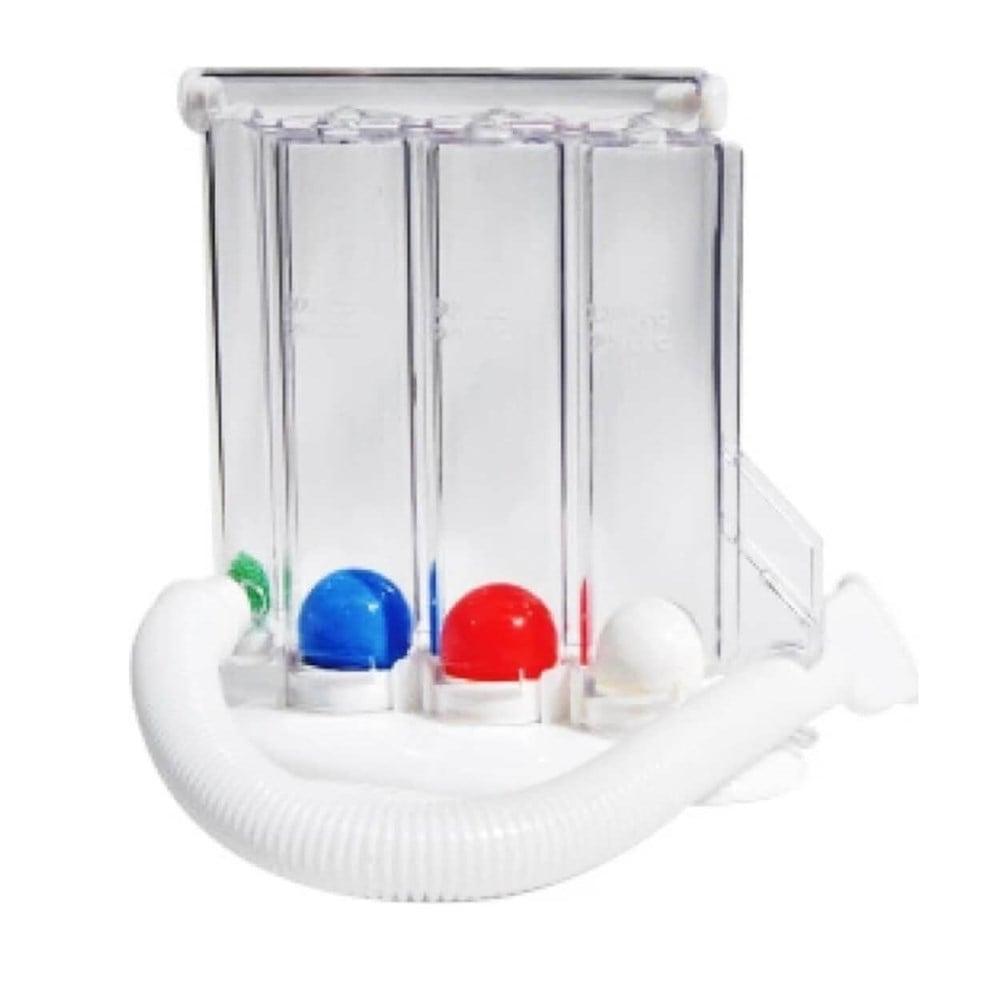 Triflo Breathing Exercise Device for Lung Capacity Improvement - Respiratory Therapy Tool by Beauty Care Bag