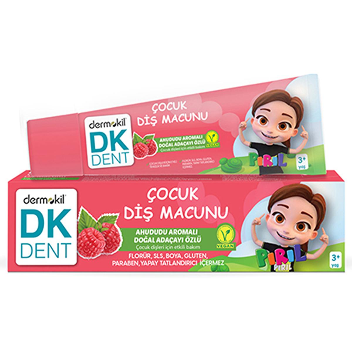 DK Dent natural raspberry children's toothpaste, 1.69 fl oz