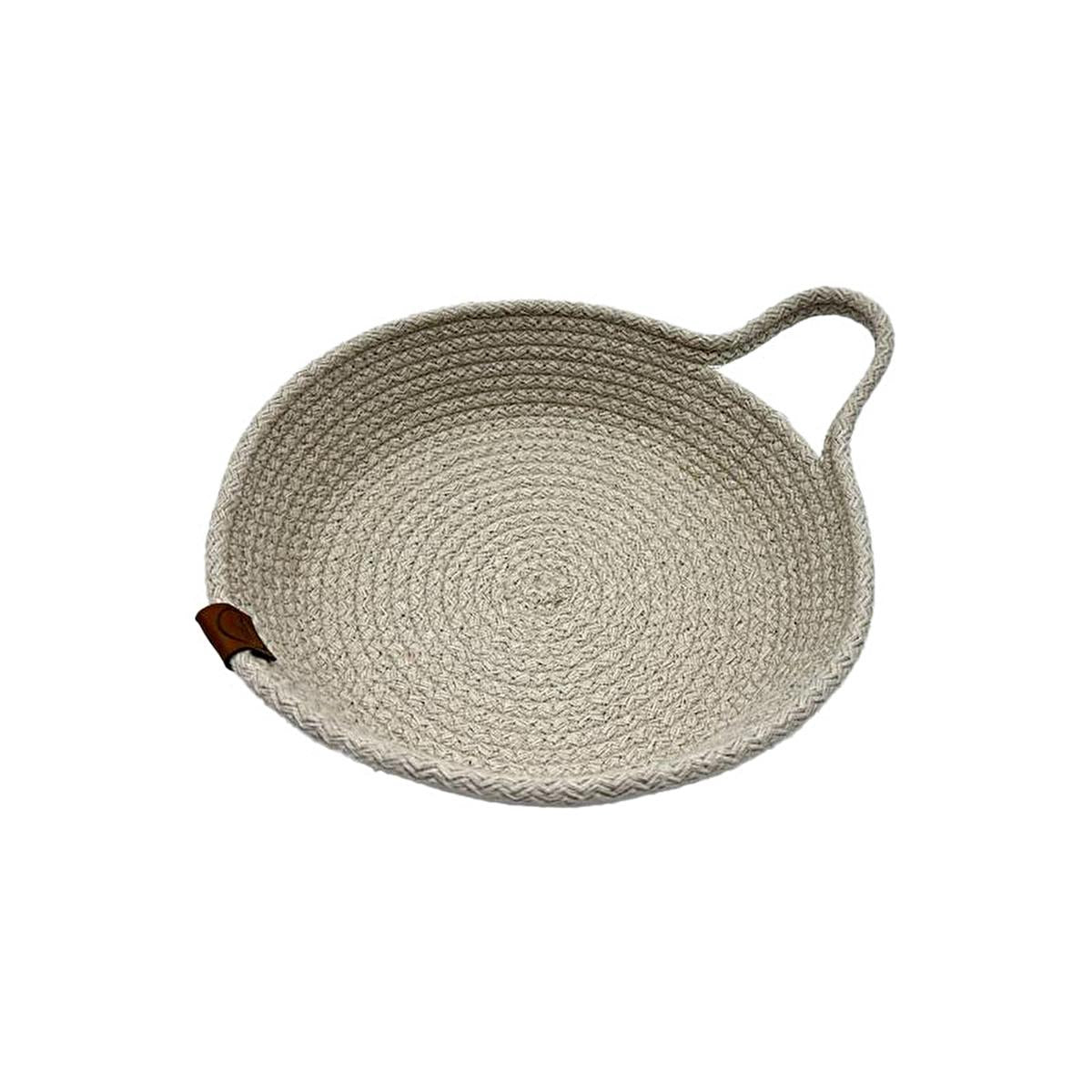 Luna Cucina Jute Storage Organizer - Washable Fabric, Ekru, 8.27 inches - Perfect for Home Organization by Beauty Care Bag
