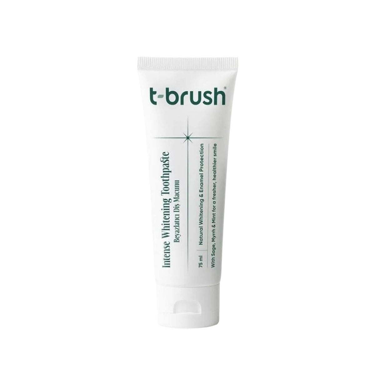 T-Brush Whitening Toothpaste for Brighter Smiles 75 ml by Beauty Care Bag