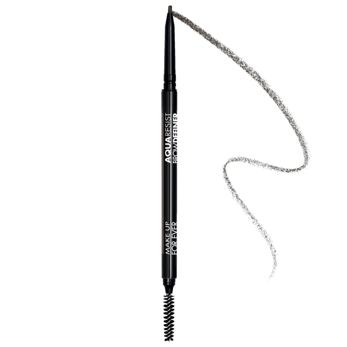 Make Up For Ever Aqua Resist Waterproof Eyebrow Pencil: Long Lasting Smudge-Proof Micro Tip Brow Definer with Spoolie by Beauty Care Bag
