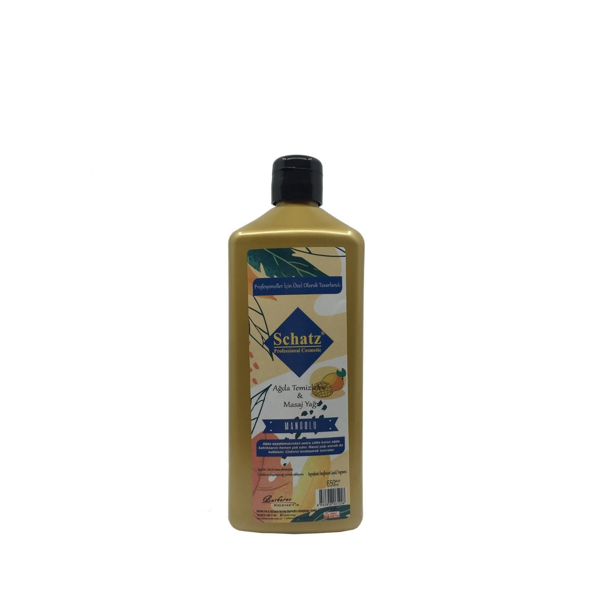 Schatz Mangolu Wax Removal and Massage Oil - 21.99 fl oz - Effective Wax Remover & Soothing Massage Oil by Beauty Care Bag