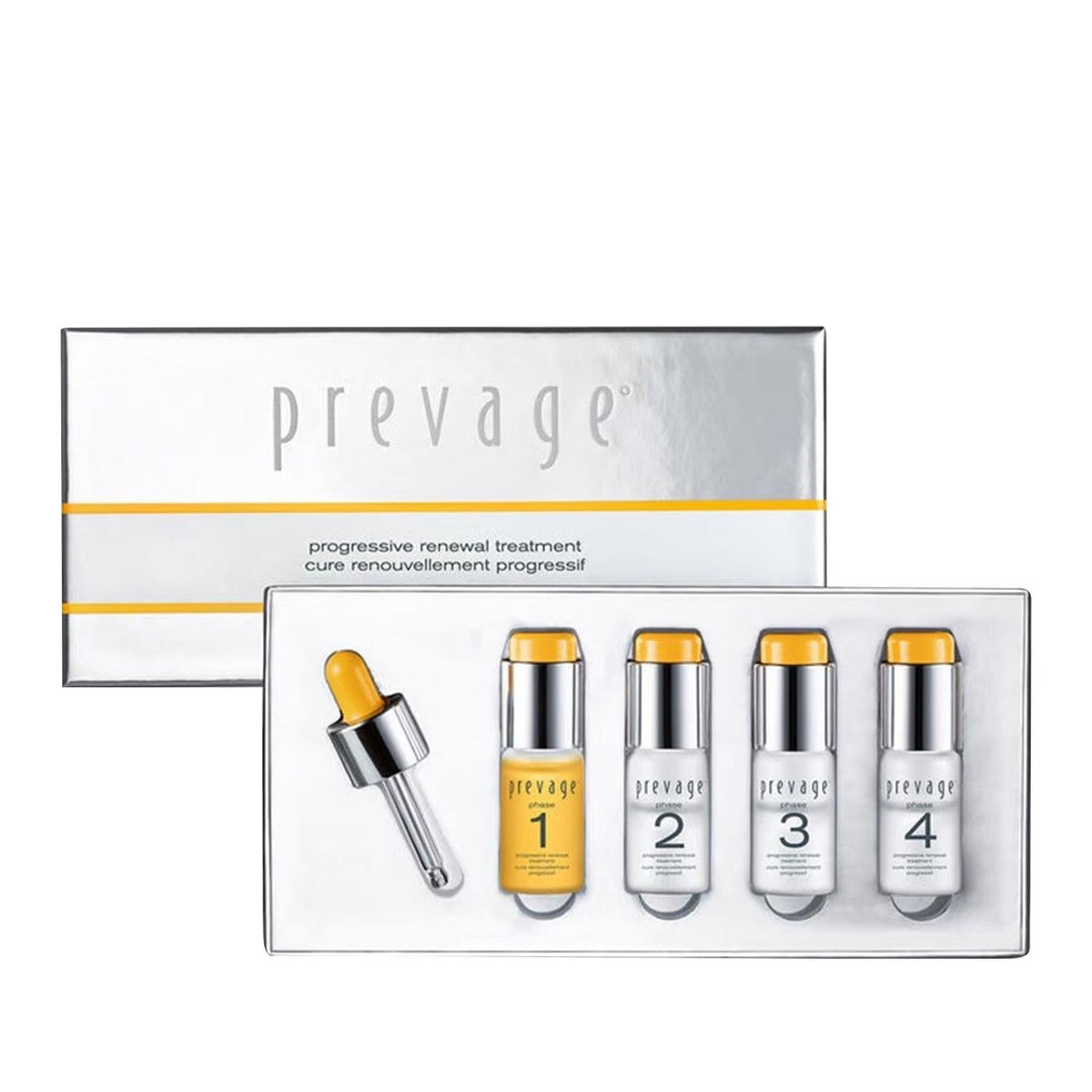 Elizabeth Arden Anti-Aging Serum - Prevage Progressive Renewal Treatment 4x10 ml for Progressive Skin Renewal by Beauty Care Bag