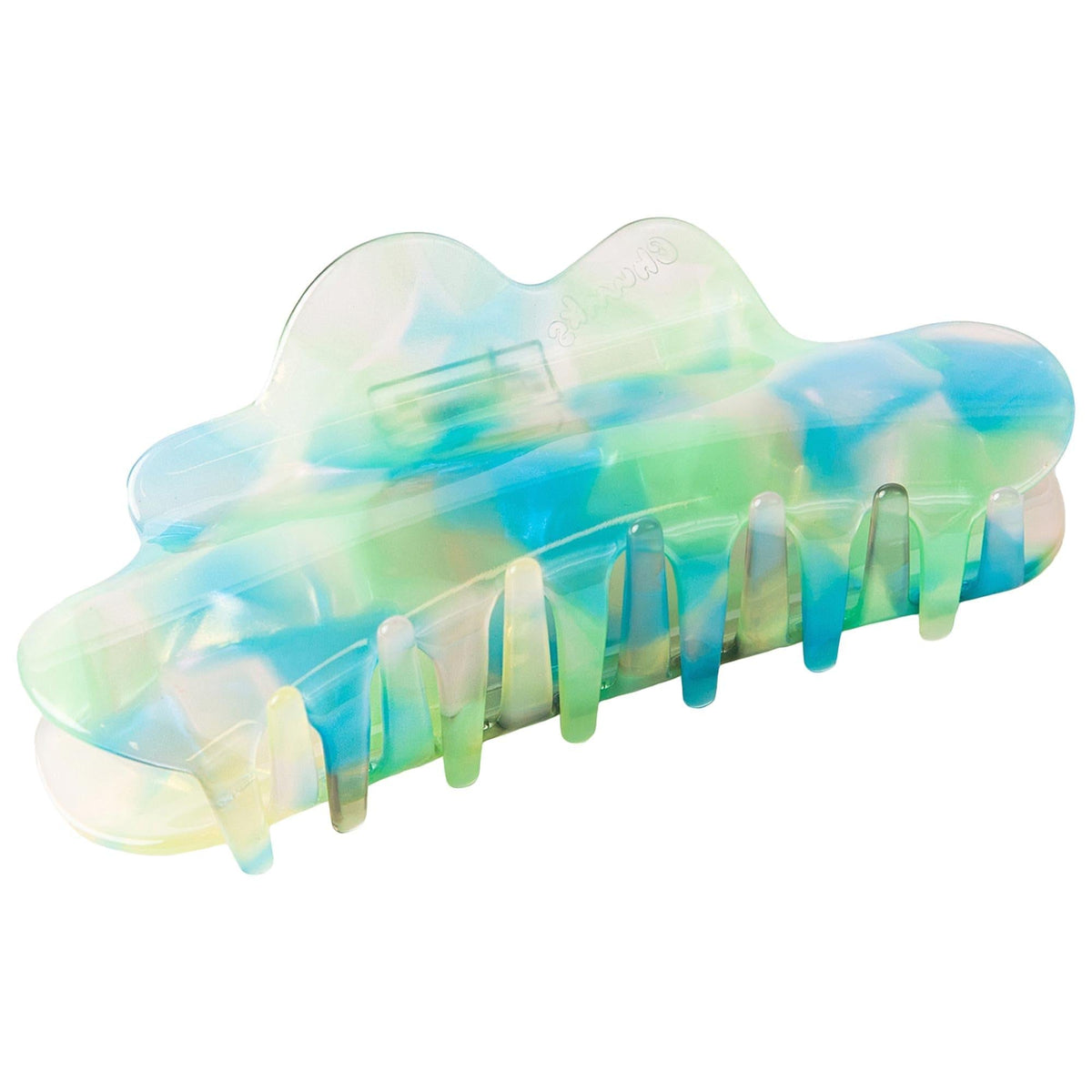 Chunks Large Nimbus Jelly Hair Claw Clip - Secure & Stylish Hold for Thick Hair - Plant-Based Acetate, Fashionable Hair Accessory by Beauty Care Bag