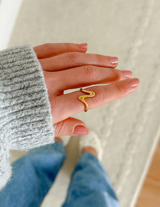 Wavy Heart Ring by Elevated Faith