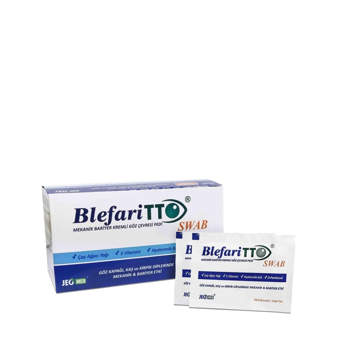 TTO Blefaritto eye cleaning wipes, 24 pack