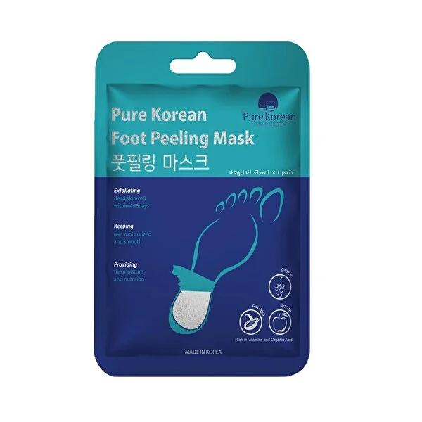 Pure Korean Exfoliating Foot Mask Socks - Softens Dry, Cracked Heels Naturally by Beauty Care Bag
