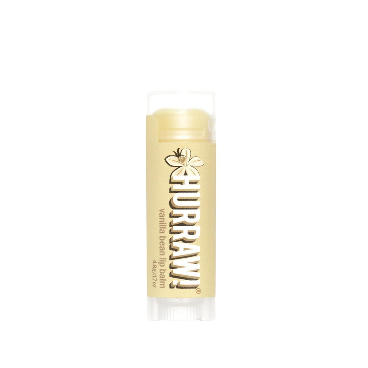 Hurraw Vanilla Lip Balm - Natural Moisturizing Lip Care with Vanilla Flavor by Beauty Care Bag