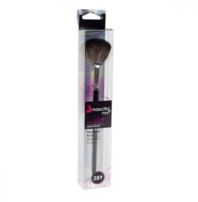 Nascita Makeup Brush for Highlighter Application - Professional Highlighter Brush for Precise Cheekbone, Chin, and Lip Contouring by Beauty Care Bag