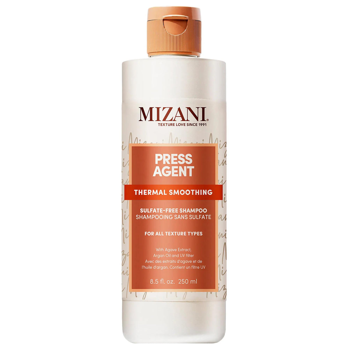 Press Agent Smoothing Sulfate-Free Shampoo for Thermal Styling and Detangling - Gentle, Moisturizing, and Protective Hair Care by Beauty Care Bag