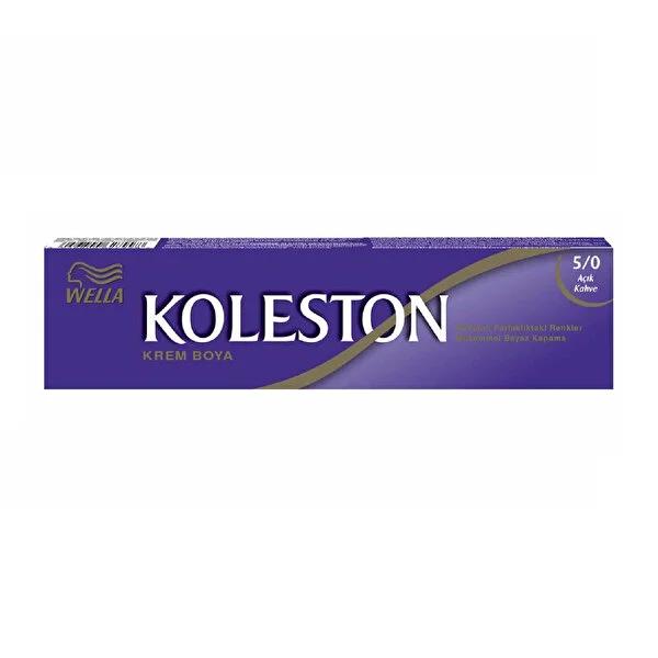 Koleston light brown 5/0 permanent hair dye