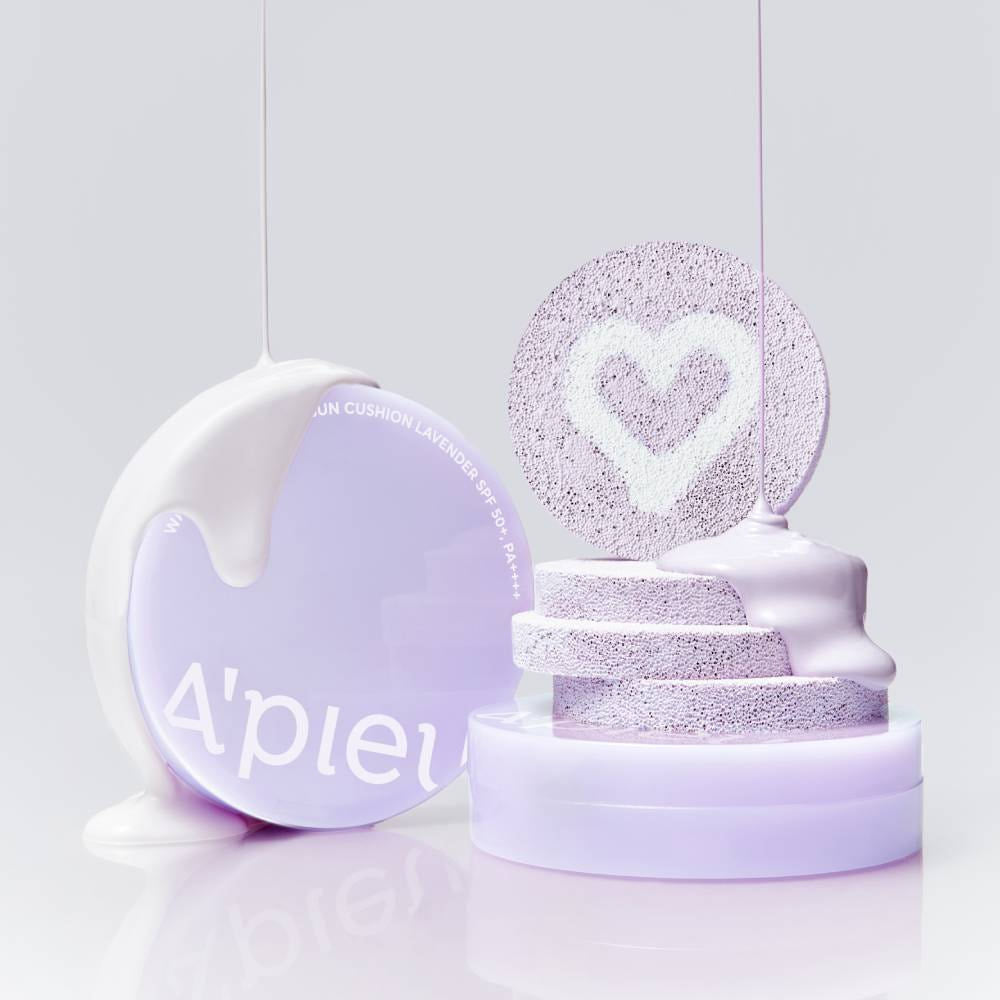 A'pieu Waterlock Tone Up Sun Cushion Lavender SPF50+ PA++++ 15g by SEOUVARA
