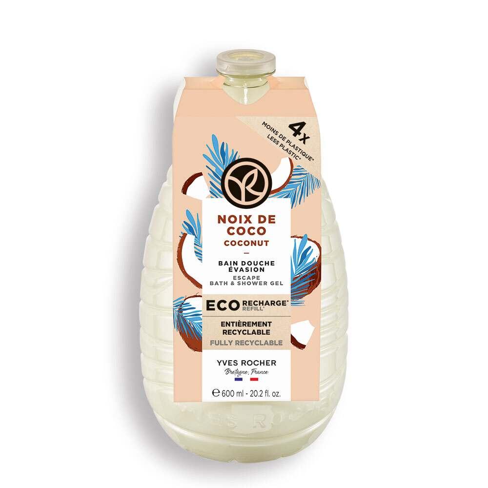 Eco Friendly Shower Gel Refill - Tropical Coconut 20.29 fl oz by Moisturizing Eco by Beauty Care Bag