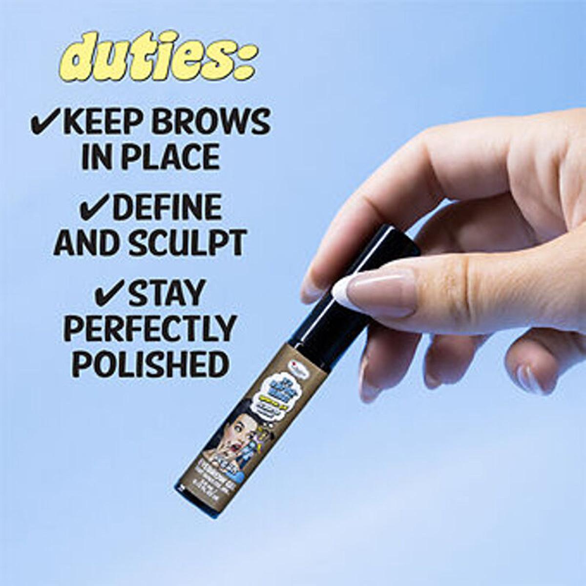 theBalm It's A Brow Time Brow Gel: Shape, Define & Hold - Long Lasting Eyebrow Mascara for a Glamorous Look by Beauty Care Bag