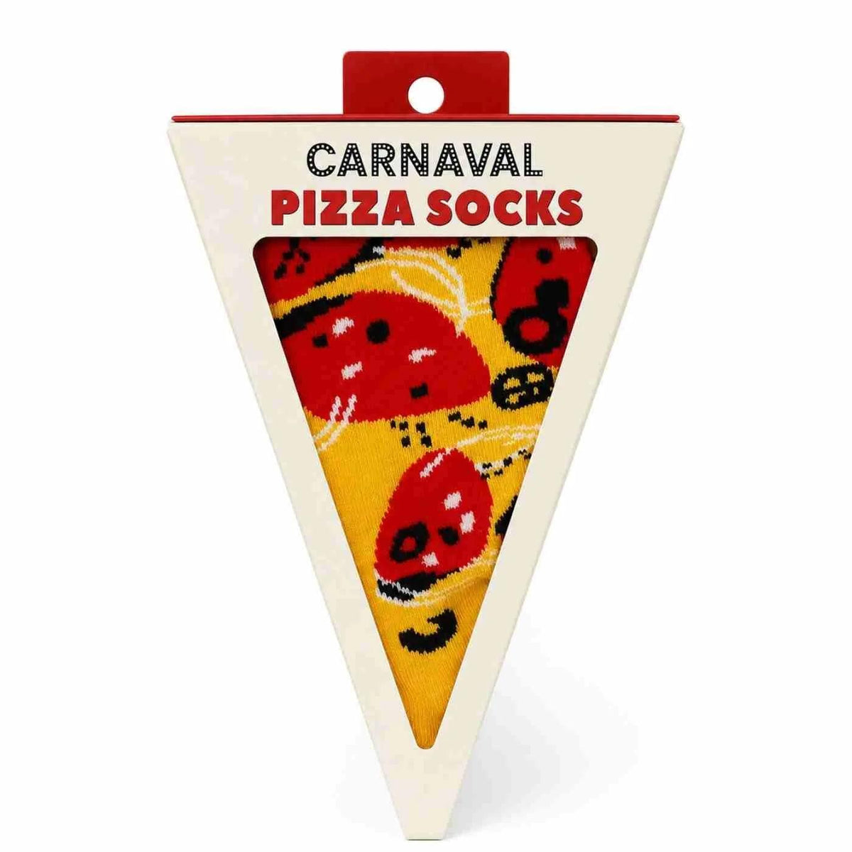 Carnaval Socks Pizza Slice Boxed Novelty Sock 1 Pair by Beauty Care Bag