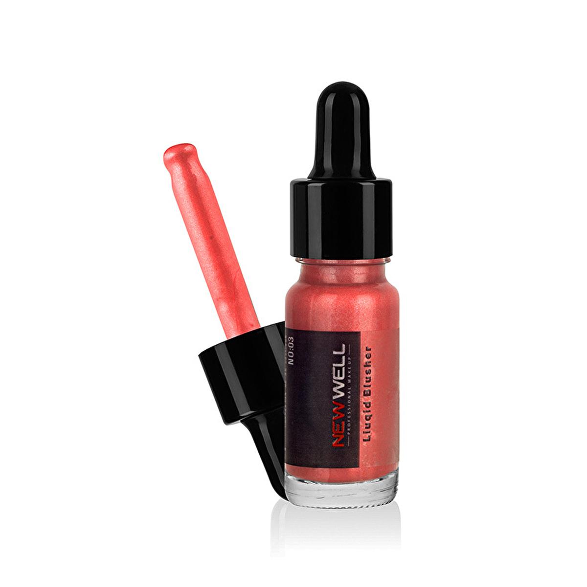 New Well Liquid Blusher: Radiant & Creamy Cheek Tint for Natural, Glowy Color - Sõvõ Allõk No:06 by Beauty Care Bag
