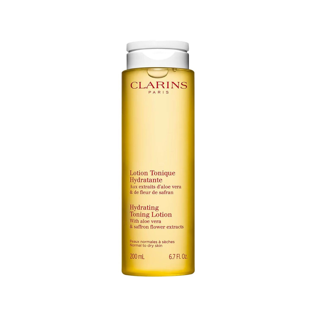 Clarins Hydrating Toning Lotion - Alcohol-Free Facial Toner for Dry Skin - 6.76 fl oz - Gentle Hydrating Skincare by Beauty Care Bag