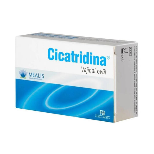 Cicatridina Vaginal Ovules for Intimate Moisture 10 Count by Beauty Care Bag