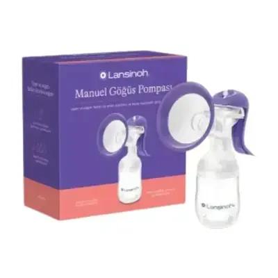 Lansinoh Manual Breast Pump - Efficient Milk Expression for Breastfeeding Mothers - Comfortable, Portable, and Compatible with Lansinoh Storage Bags by Beauty Care Bag
