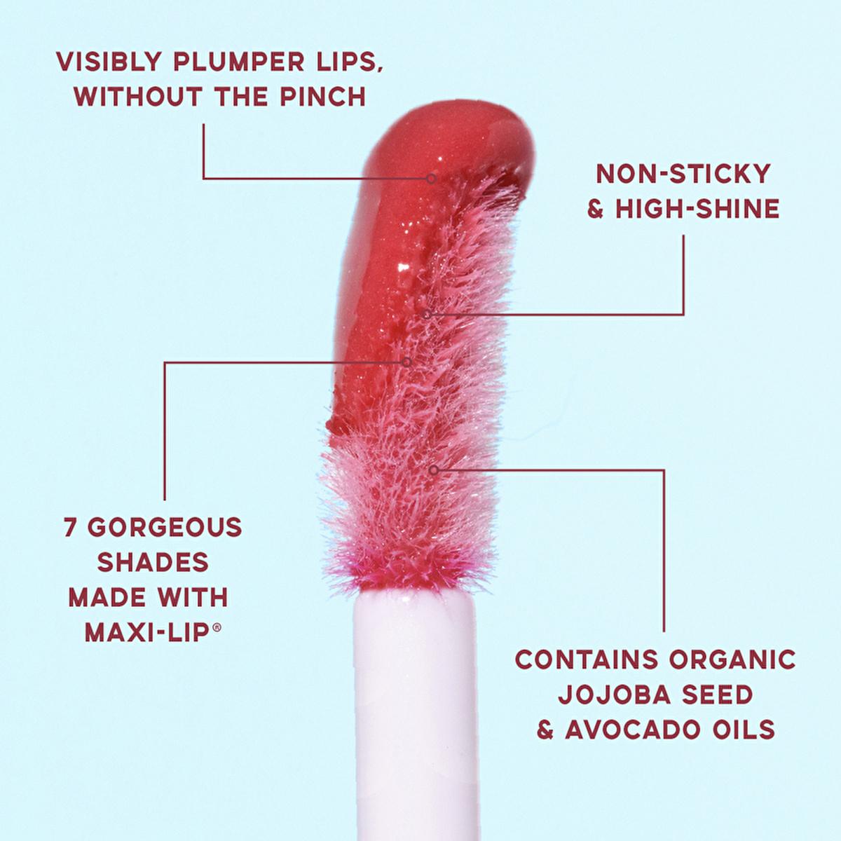 theBalm Instant Plump Your Pucker Lip Plumper Gloss: Get Fuller, Hydrated Lips with Organic Jojoba & Avocado Oil - Non-Sticky Formula, 5 Colors. by Beauty Care Bag